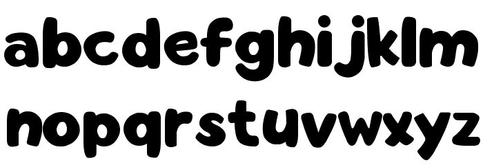ToySans Font LOWERCASE