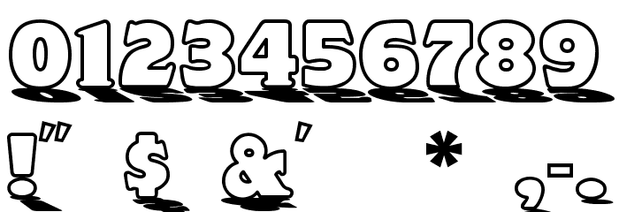 Toyland-OutlineA Font OTHER CHARS