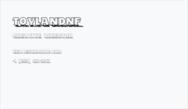 ToylandNF Business Card