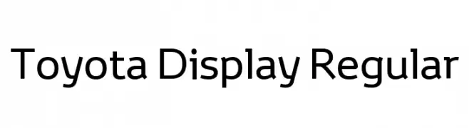 Toyota Display Regular 