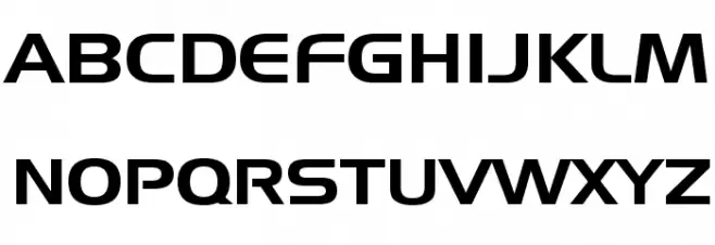 Toyota MR2 Schriftart Groß