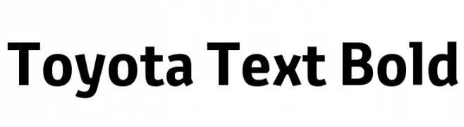 Toyota Text Bold 