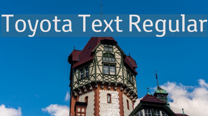 Toyota Text Regular Example 3