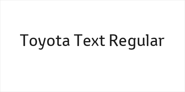 Toyota Text Regular Logo
