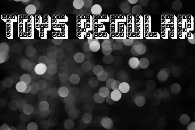 Toys Regular फ़ॉन्ट examples