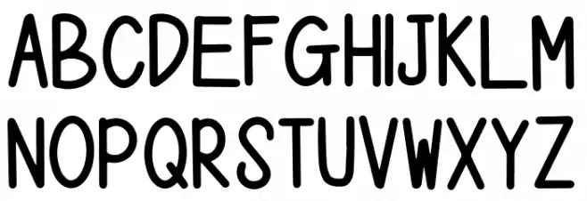 Toys Toss Schriftart Groß