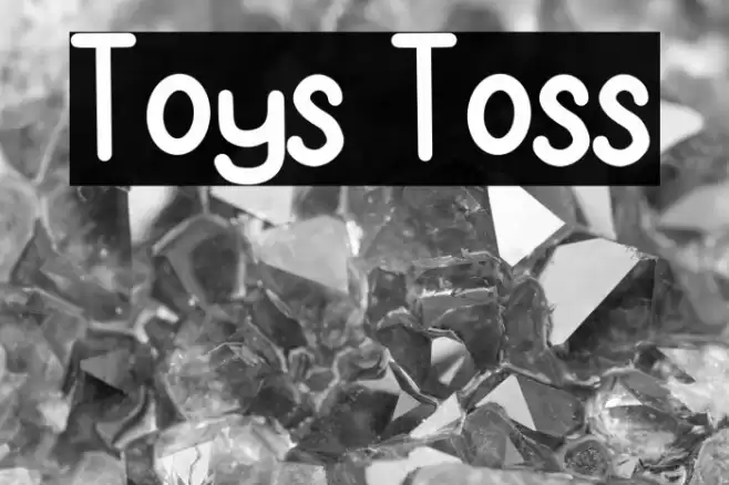 Toys Toss Font examples