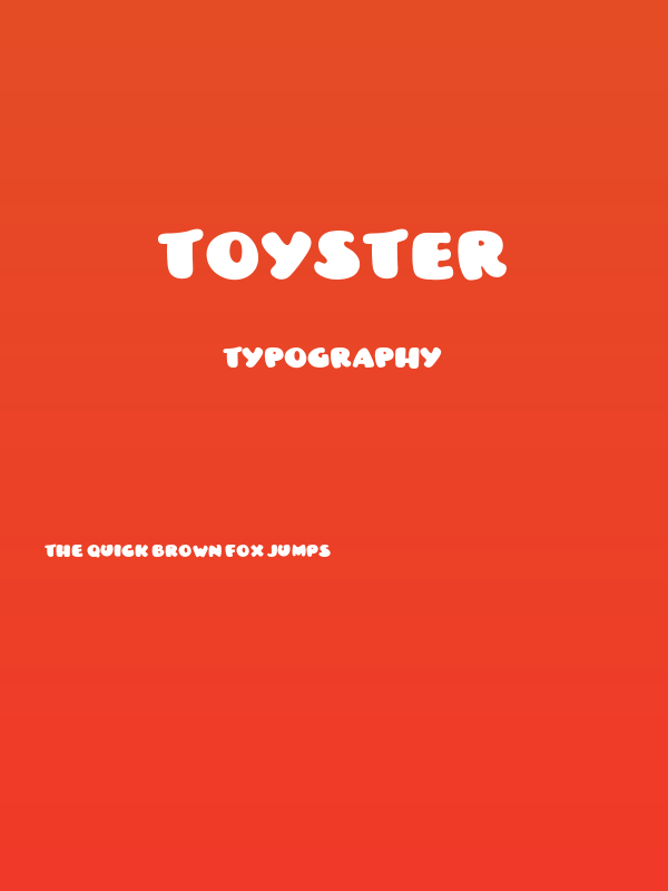 Toyster Poster