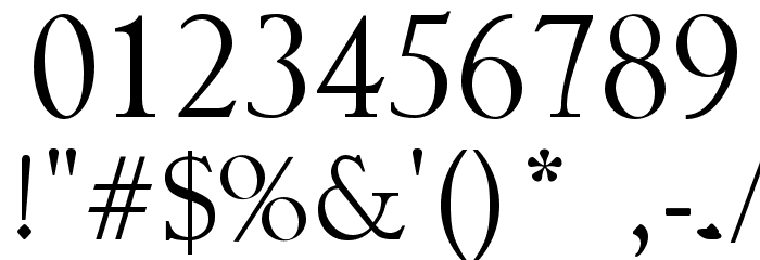to ogle Font OTHER CHARS