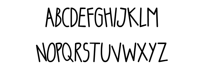 today's special Font LOWERCASE