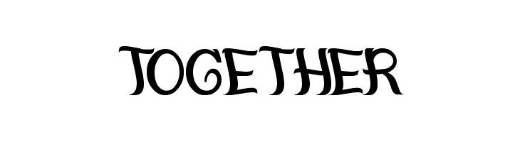 together  Frei Schriftart Herunterladen