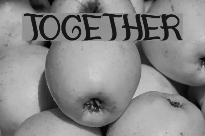 together Font examples