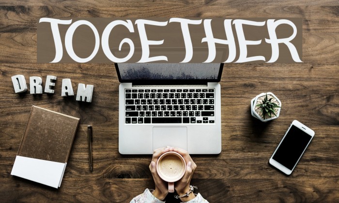 together Font examples
