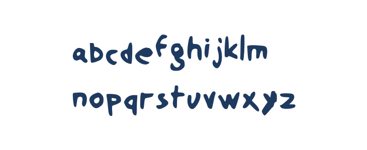 toilet tag Medium Lowercase