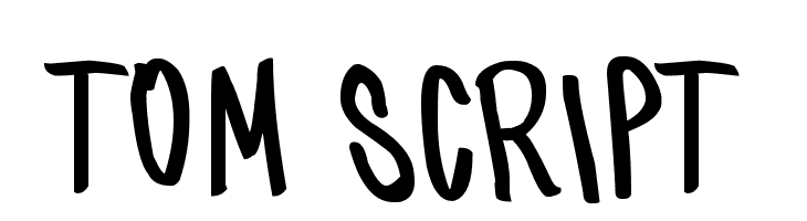 tom script  Frei Schriftart Herunterladen