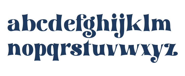 tommy font Regular Lowercase