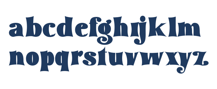 tommy font bold Regular Lowercase