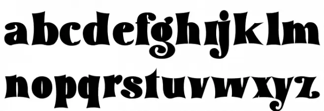 tommy font bold Regular Fonte MINÚSCULAS