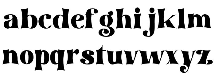 tommyfont-Regular Font LOWERCASE