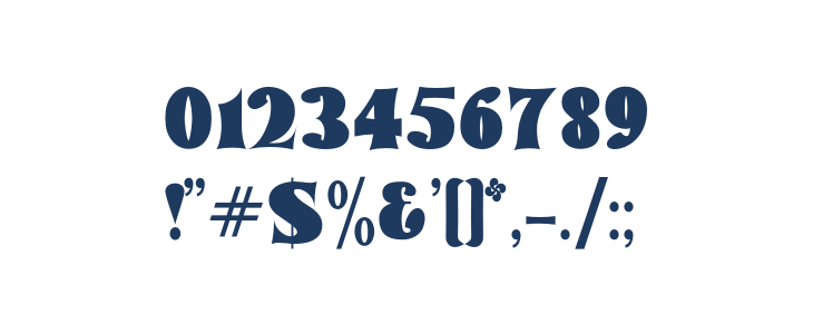 tommyfontbold-Regular Other Characters