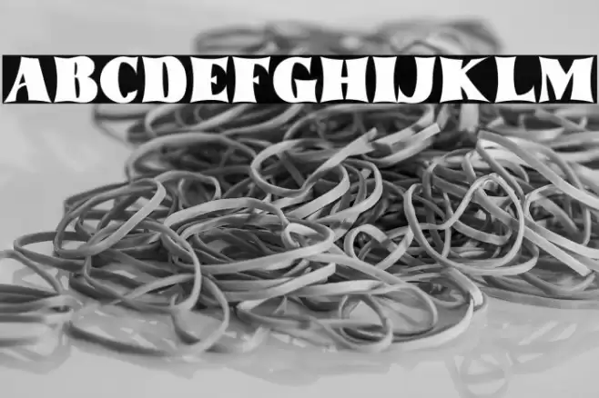 tommyfontbold-Regular Font examples