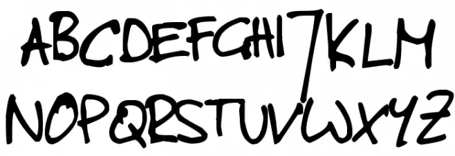 toms handwritten new Font Litere mari