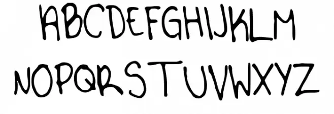 toriswriting 字体 大写