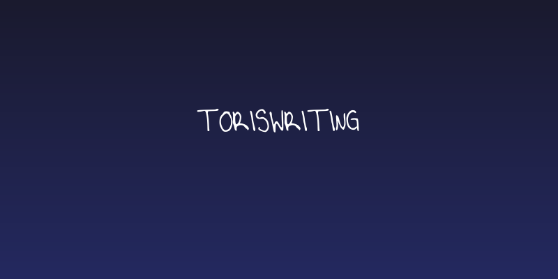 toriswriting Social Header