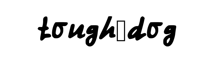 tough_dog  Frei Schriftart Herunterladen