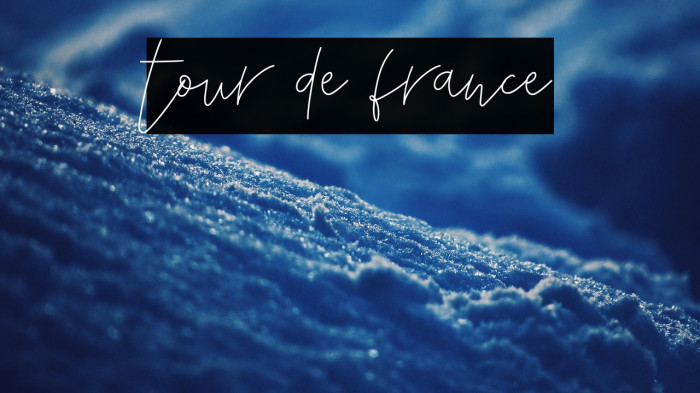 tour de france Example 1