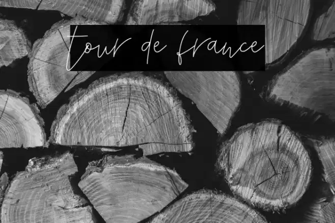 tour de france Font examples