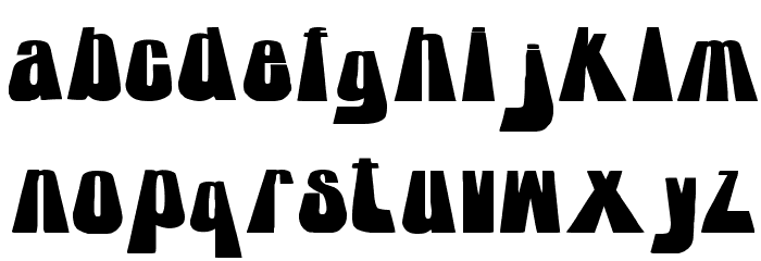 towering Font LOWERCASE