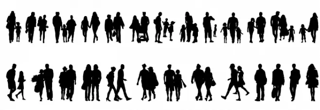 townsfolk خط أحرف كبيرة