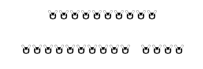 toy kars Font OTHER CHARS