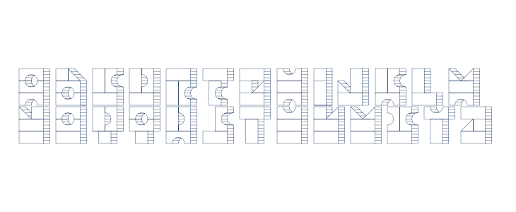 TPF Box of Bricks 1L Lowercase