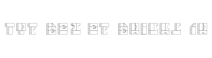 TPF Box of Bricks 1R  font caratteri gratis