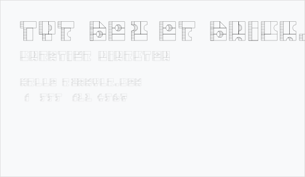 TPF Box of Bricks 1R Business Card