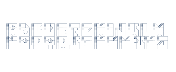 TPF Box of Bricks 1R Lowercase