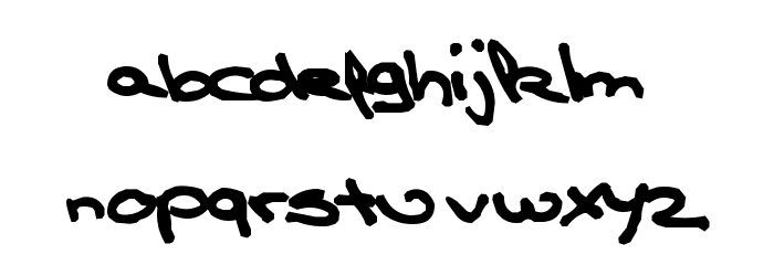 TPF Claudia Bold Font LOWERCASE