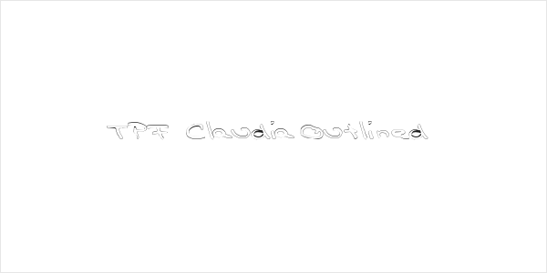 TPF  Claudia Outlined Logo