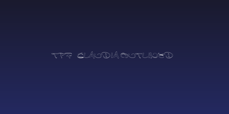 TPF  Claudia Outlined Social Header