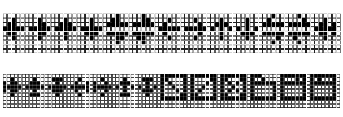 TPF Display Symbol Font LOWERCASE