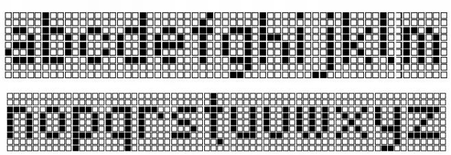 TPF Display Polices MINUSCULES