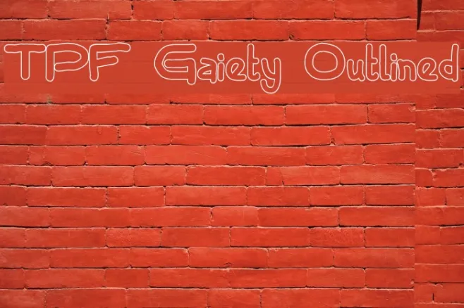 TPF Gaiety Outlined Example 2
