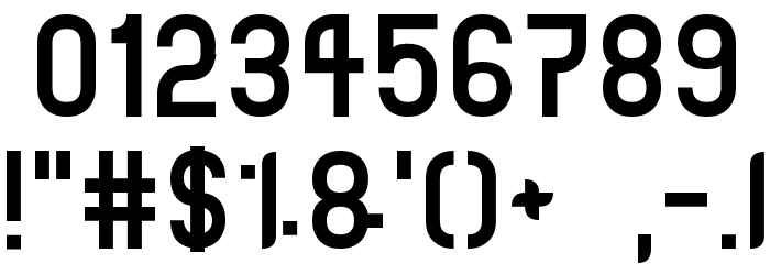 TPF Janus Font OTHER CHARS