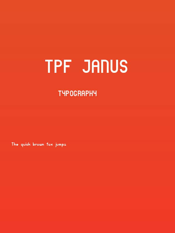 TPF Janus Poster