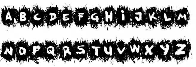 TPF Krikkel Krakkel Schriftart Groß