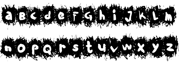 TPF Krikkel Krakkel Font LOWERCASE
