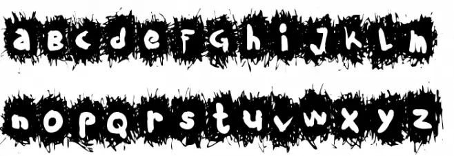 TPF Krikkel Krakkel 字体 小写