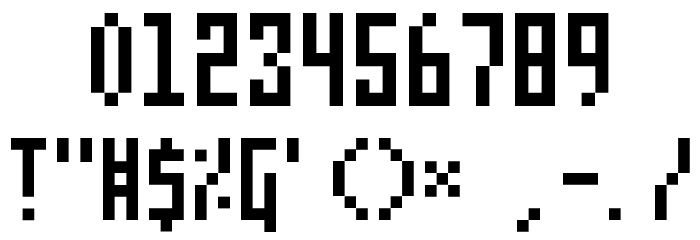 TPF Ploxx Font OTHER CHARS